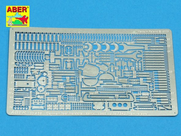 Porte-outils allemands Aber 35A098 - utilisés jusqu'en 1943 (nouvelle version) (1/35)