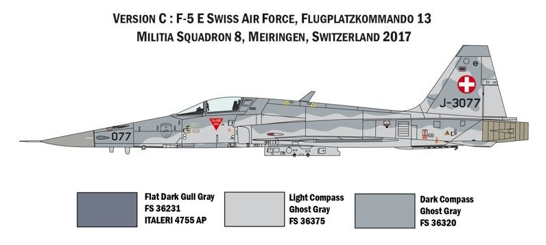 Italeri 1420 F-5E Force aérienne suisse 1/72 – immagine 4