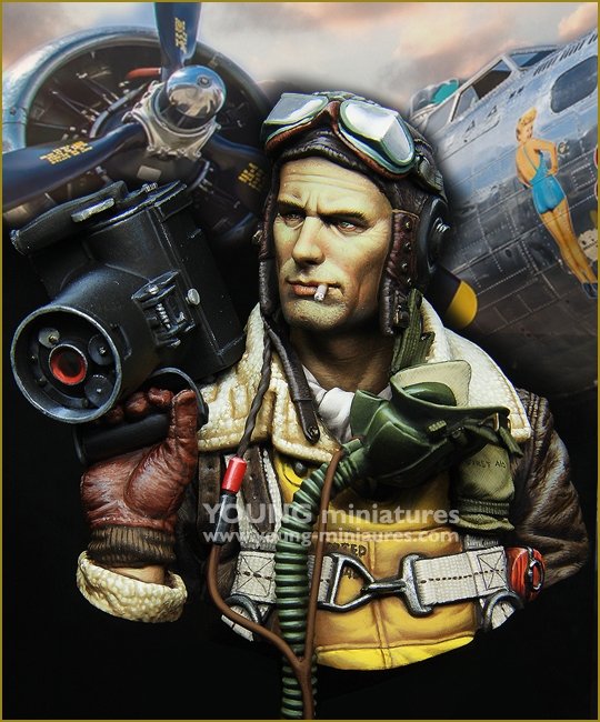 Young Miniatures YM1872 ÉQUIPAGE B-17 avec CAMÉRA K20 1/10 – immagine 2