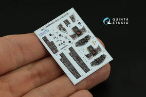 Intérieur imprimé en 3D et coloré sur papier décalcomanie Quinta Studio QD48150 F-104S (Hasegawa) 1/48 – immagine 9