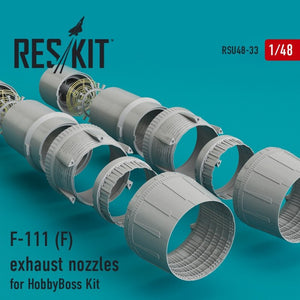 RESKIT RSU48-0033 Buses d&amp;#39;échappement F-111 F pour kit HobbyBoss 1/48