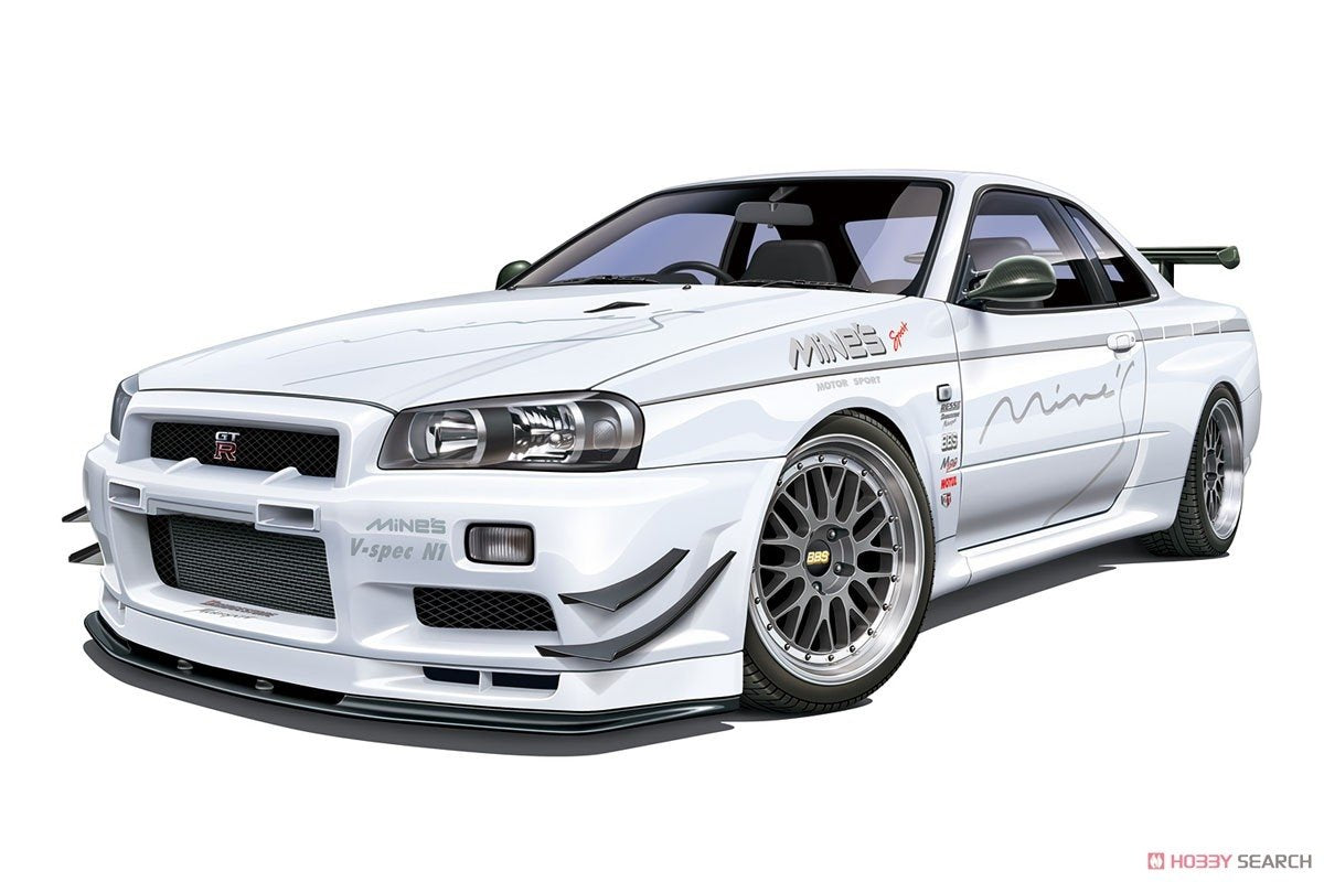 Aoshima 05986 Nissan Skyline GT-R R34 BNR3 1/24 – zdjęcie 4
