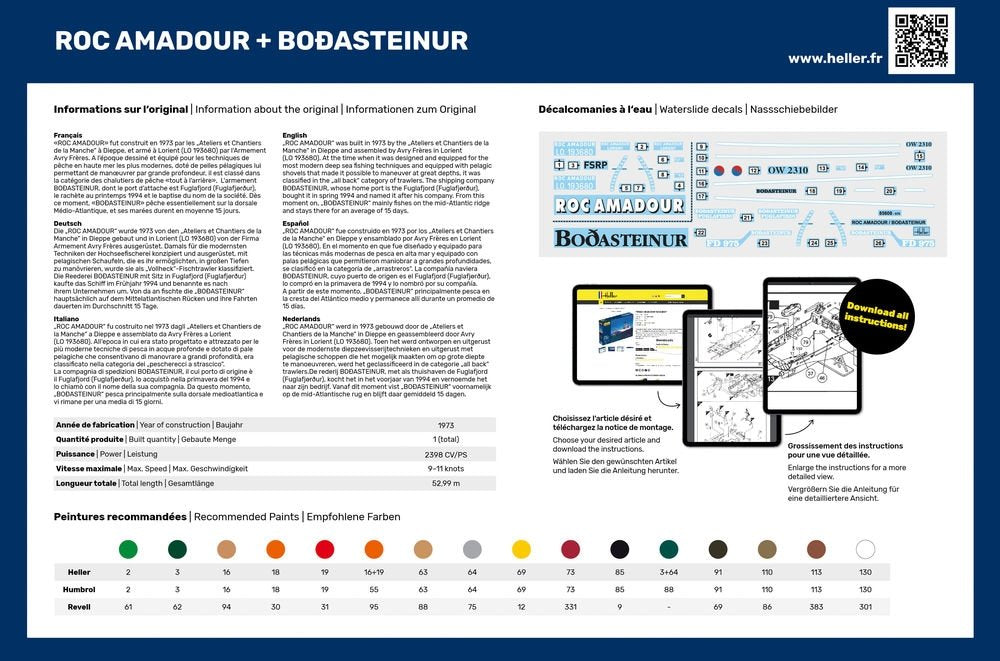 Kit de démarrage Heller 55608 - Roc Amadour + Bodasteinur Twinset 1/200 – imagen 4