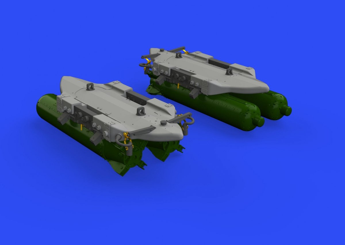 Eduard 632140 BRU-57A rack 1/32 – Bild 2