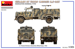 Miniart 35453 Transport de troupes allemand de 3 tonnes 3.6-36S Radkasten-Normal-Type 1/35 – imagen 4
