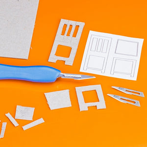 Manche de scalpel en plastique Modelcraft PKN5002-11 et 5 lames n° 11 – Bild 3