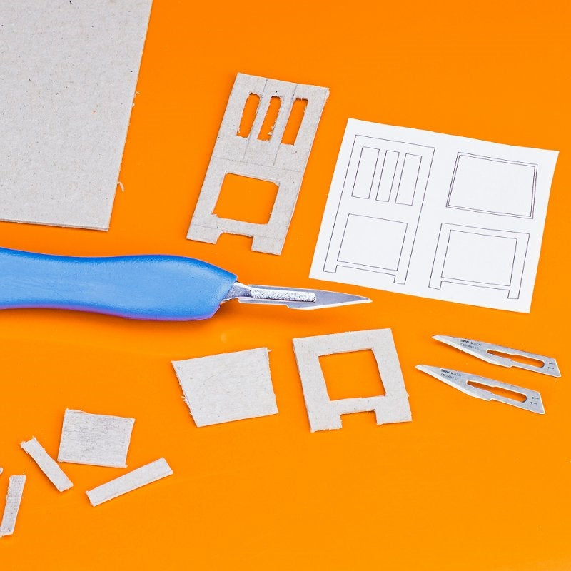 Manche de scalpel en plastique Modelcraft PKN5002-11 et 5 lames n° 11 – Bild 3