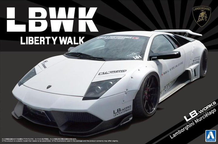 Aoshima 20216 Liberty Walk LB-Works Lamborghini Murcielago Ver. 1 1/24