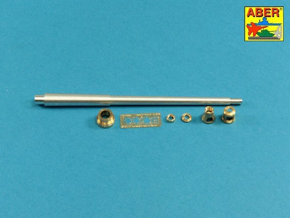 Canon Aber 35L-231 de 10,5 cm KwK L/70 avec frein de bouche à double chicane pour char allemand Pz.Kpfw. VII Lowe à l'échelle 1/35.