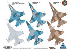 Kinetic K48004 F-16A/B NSWAC AGRESSOR 1/48 – image 2