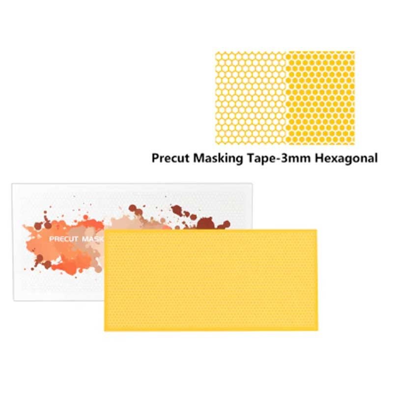 Ruban de masquage prédécoupé DSPIAE PMT-H03 de 3 mm - Hexagonal de 3 mm
