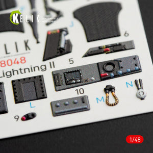 KELIK K48048 Décalcomanies 3D intérieures pour maquette Kitty Hawk au 1/48 du F-35B Lightning II – Bild 4