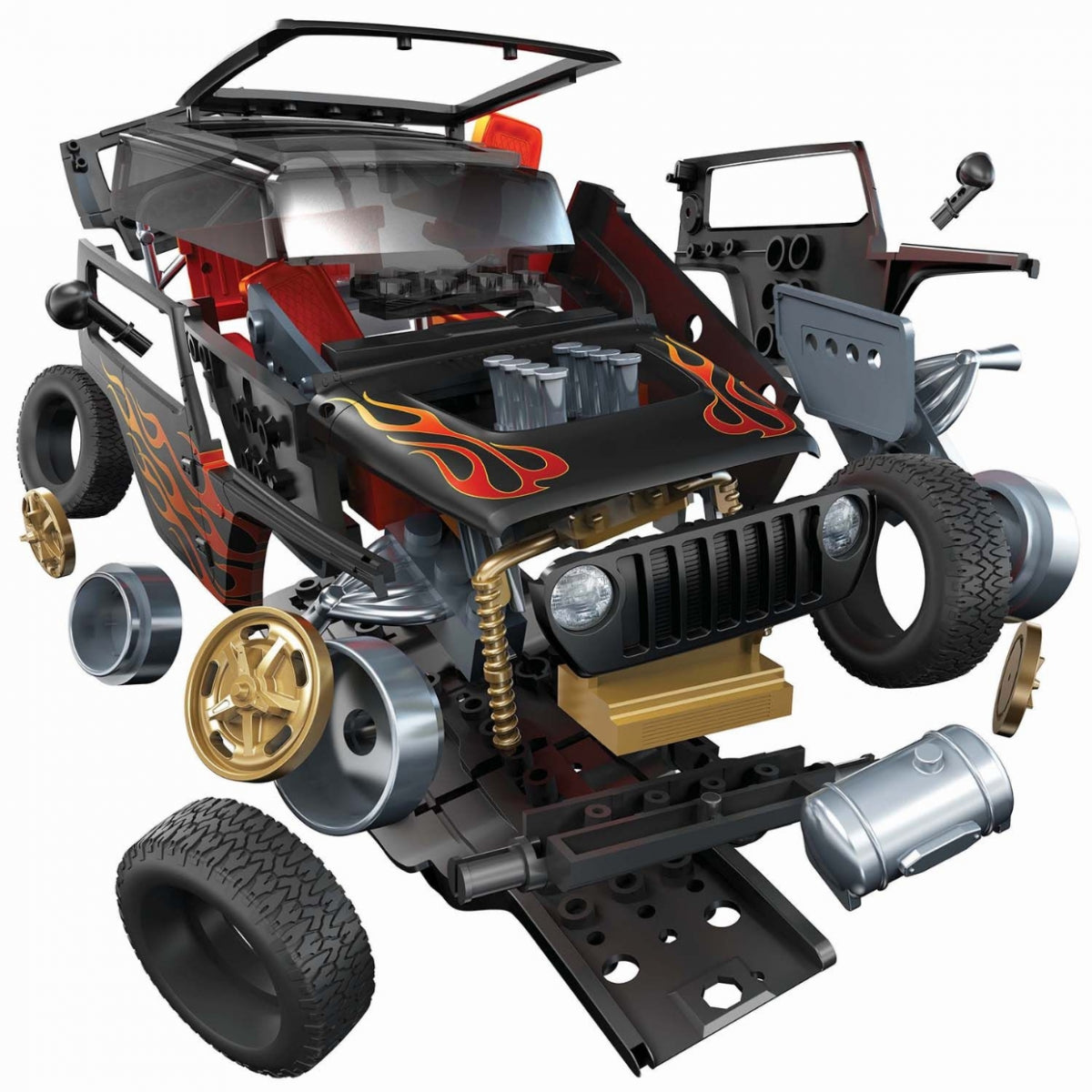 Concept de Jeep Quickbuild Airfix 6038 pour sables mouvants  – immagine 3