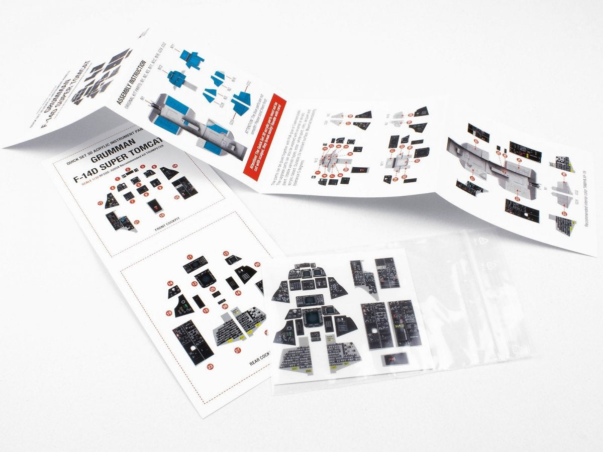 Red Fox Studio QS-32058 Grumman F-14D Super Tomcat Trumpeter 1/32 – zdjęcie 2