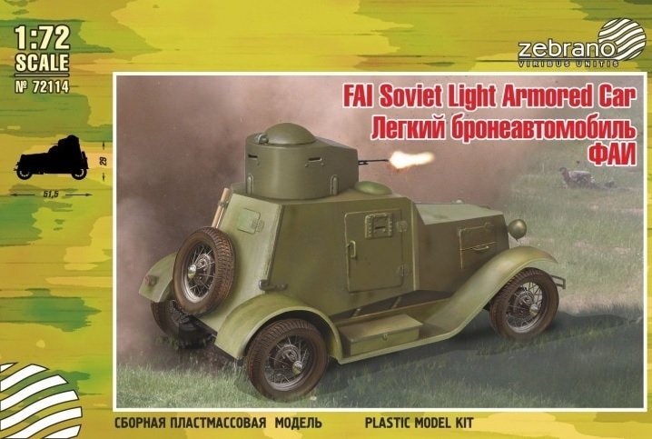 Maquette 72114 FAI Voiture blindée légère soviétique au 1/72