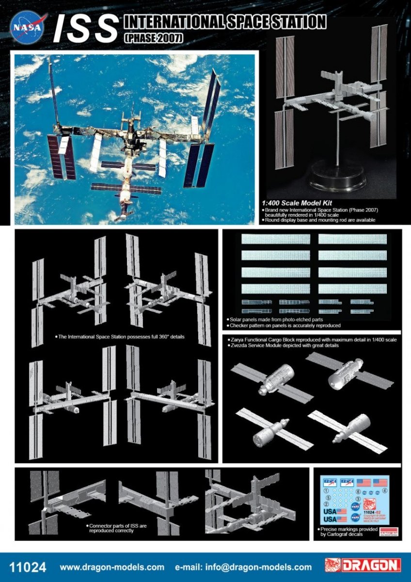 Dragon 11024 Station spatiale internationale (Phase 2007) 1/400 – Bild 2