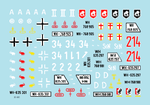 Star Decals 35-995 STURM 5. Transporteur de munitions SdKfz 252 1/35  – Bild 2