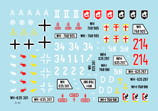 Star Decals 35-995 STURM 5. Transporteur de munitions SdKfz 252 1/35  – Bild 2