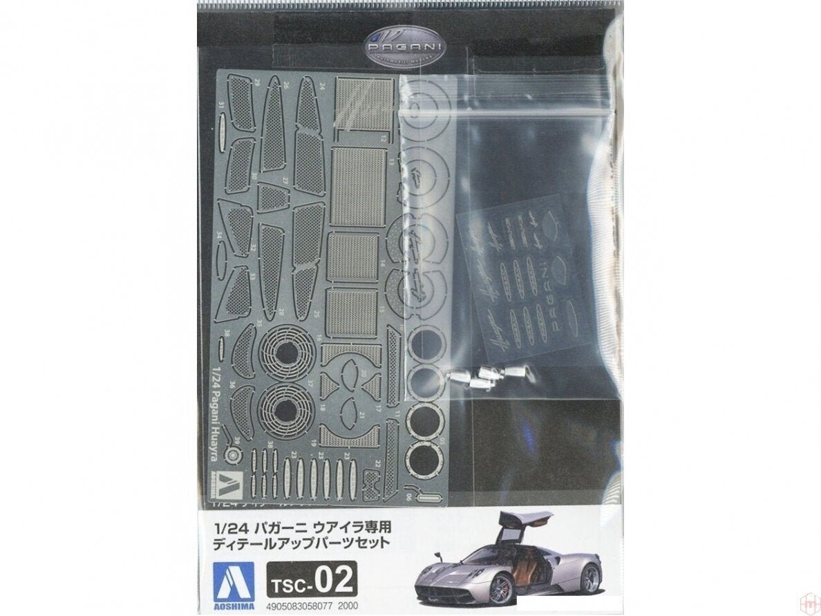 Aoshima 05807 PIÈCES DE DÉTAIL PAGANI HUAYRA 1/24