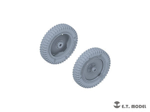 ET Model P35-124 Roues avant affaissées pour maquette Dragon au 1/35 des Sd.kfz.250/Sd.kfz.10 allemands de la Seconde Guerre mondiale  – image 3