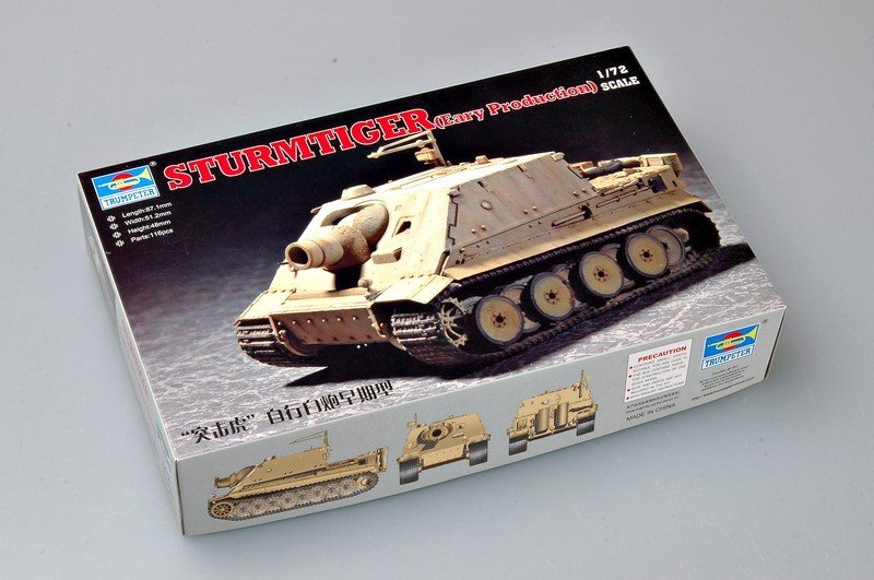 Trumpeter 07274 Sturmtiger allemand, production initiale (1/72) – Bild 2