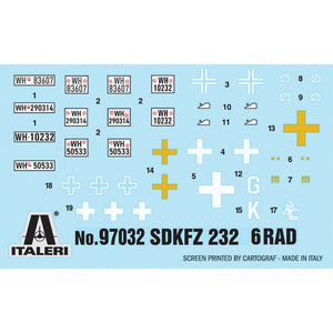 Italeri 97032 Sd.Kfz. 232 6 Rad. 1/72