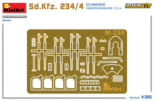 MiniArt 35427 Sd.Kfz. 234/4 SCHWERER PANZERSPÄHWAGEN 7,5 cm. KIT INTÉRIEUR 1/35 – image 2