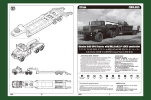 Hobby Boss 85513 Ukraine Tracteur KrAZ-6446 avec semi-remorque MAZ/ChMZAP-5247G 1/35 – image 3
