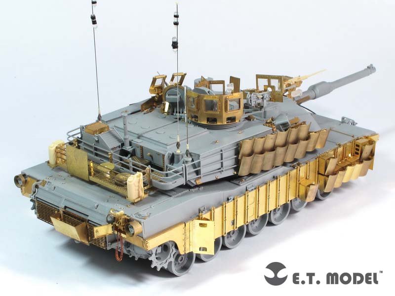 ET Modèle E35-161 Char de combat principal M1A2 SEP TUSK II de l&amp;#39;armée américaine moderne (pour DRAGON 3536) (1/35) – immagine 4