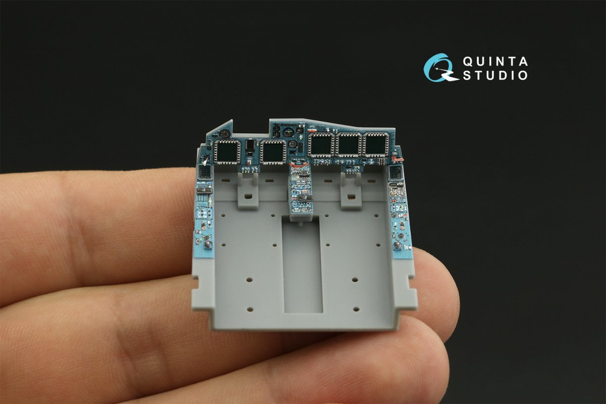 Intérieur imprimé en 3D et coloré sur papier décalcomanie Quinta Studio QDS-48071 Su-34 (petite version) 1/48 – image 10