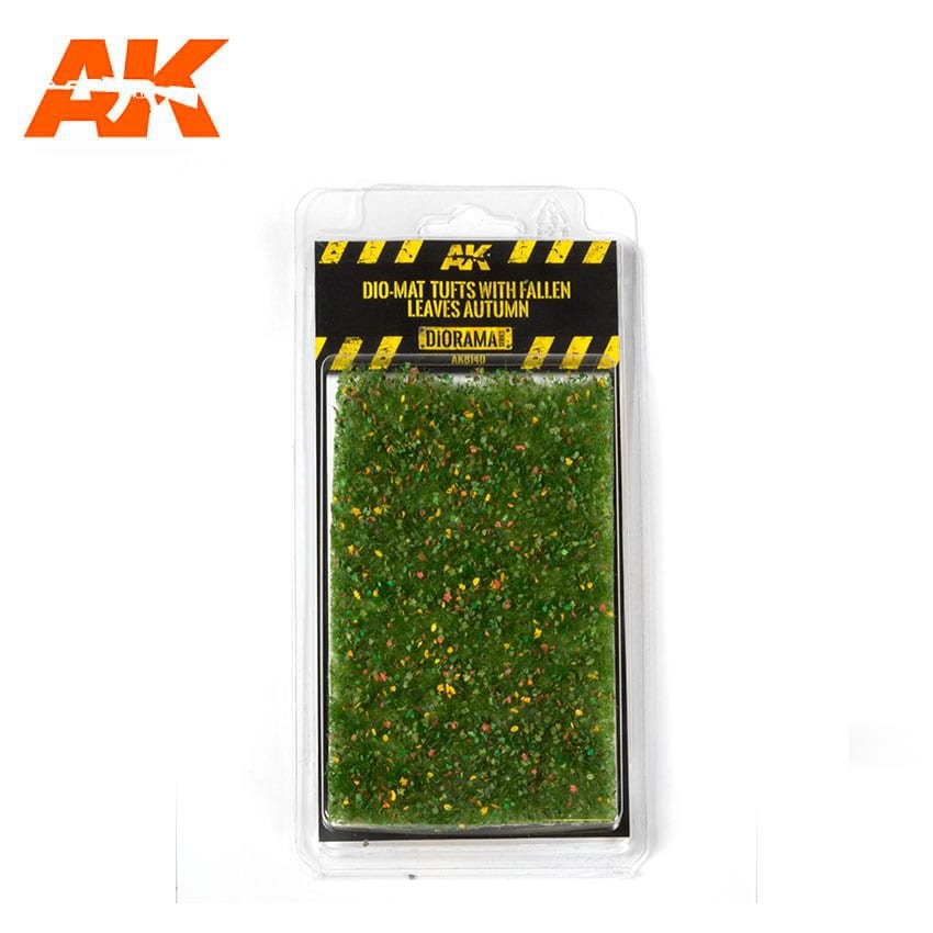 AK Interactive AK8140 ​​DIO-MAT TOUFFES AVEC FEUILLES TOMBÉES AUTOMNE