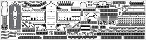 Pontos 35011F1 USS BB-63 Missouri BATTLESHIP Kit de détails (1/350) – image 6