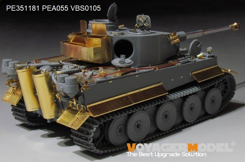 Maquette Voyager PE351181 Char Tiger I allemand de la Seconde Guerre mondiale, première production (pour Border BT-010) 1/35 – Bild 10