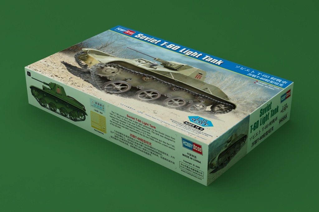 Hobby Boss 84555 Soviet T-60 Light Tank 1/35 – zdjęcie 2