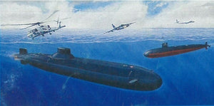 Dragon 7001 USS Dallas contre Typhoon 1/700