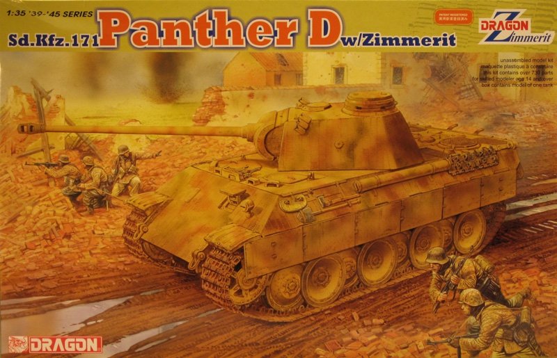 Dragon 6428 Panther D avec Zimmerit (1/35)