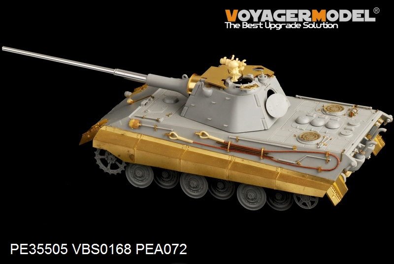 Maquette Voyager PE35505 Char allemand E-50 de la Seconde Guerre mondiale pour TRUMPETER 01536 1/35 – immagine 10