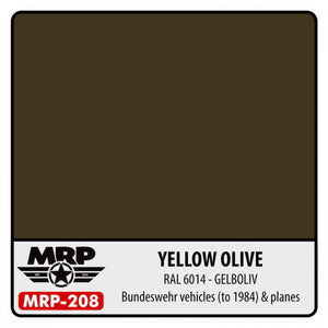 Peinture MR. Paint MRP-208 Jaune Olive RAL 6014 30 ml