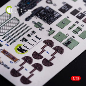 Décalcomanies 3D pour l&amp;#39;intérieur du Ki-51 Sonia KELIK K48077, compatibles avec la maquette WingsyKits au 1/48 – image 6