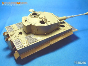Maquette Voyager PE35056 Tiger I Seconde Guerre mondiale, version tardive en photodécoupe (AVF Club 35079), échelle 1/35 – Bild 2