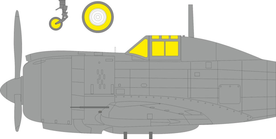 Eduard CX680 Re.2002 Masques Ariete ITALERI 1/72