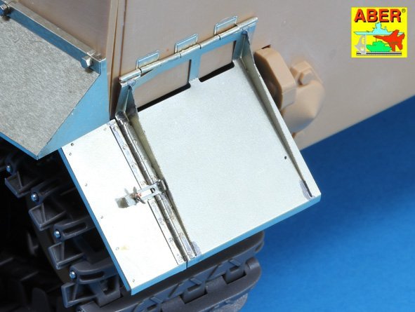 Aber 16051 Garde-boue arrière pour Tiger I, Ausf.E – (version récente) (1/16) – Bild 7