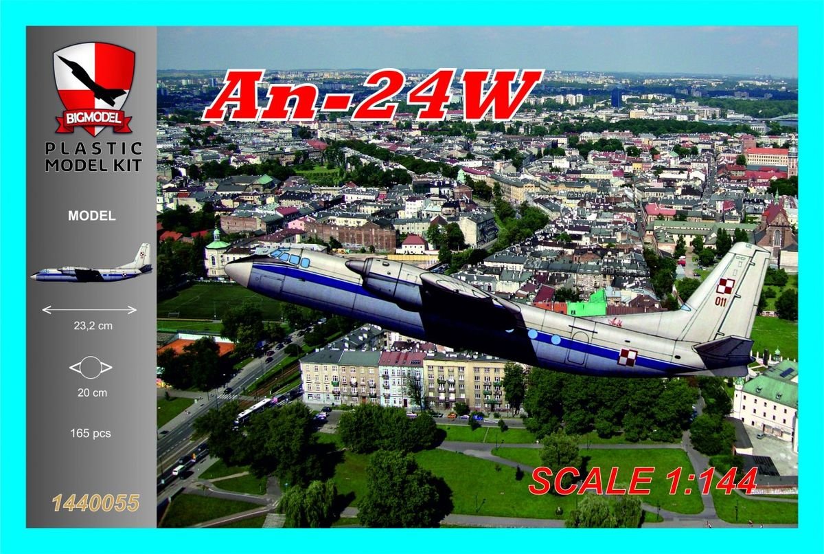 Maquette grand format 1440055 Antonov An-24W Force aérienne polonaise (1/144)
