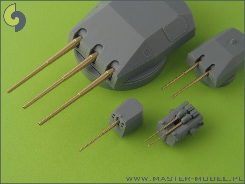 Armement Master SM-350-057 Scharnhorst sans sacs de protection - canons de 28 cm (9 pièces), 15 cm (12 pièces), 10,5 cm (14 pièces) – image 5
