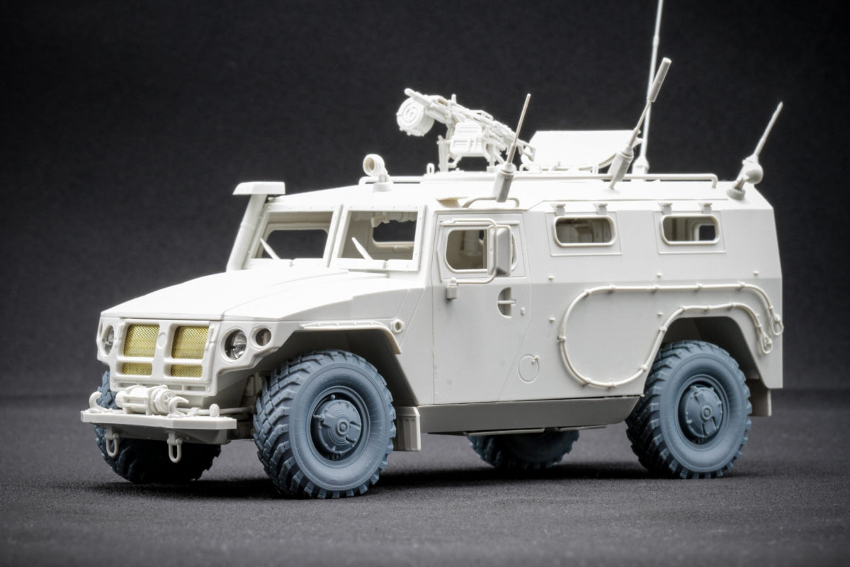 ScaleX WM 35015S GAZ Tiger V1 Sagged wheel set (for Meng) 1/35