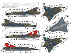 Hobby 2000 72055 Saab J-35F Draken (HASEGAWA + CARTOGRAF + MASQUES) 1/72 – image 2