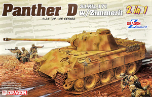 Dragon 6945 Pz.Kpfw. V Sd.Kfz. 171 Panthère Ausf. D avec Zimmerit 2 en 1 1/35