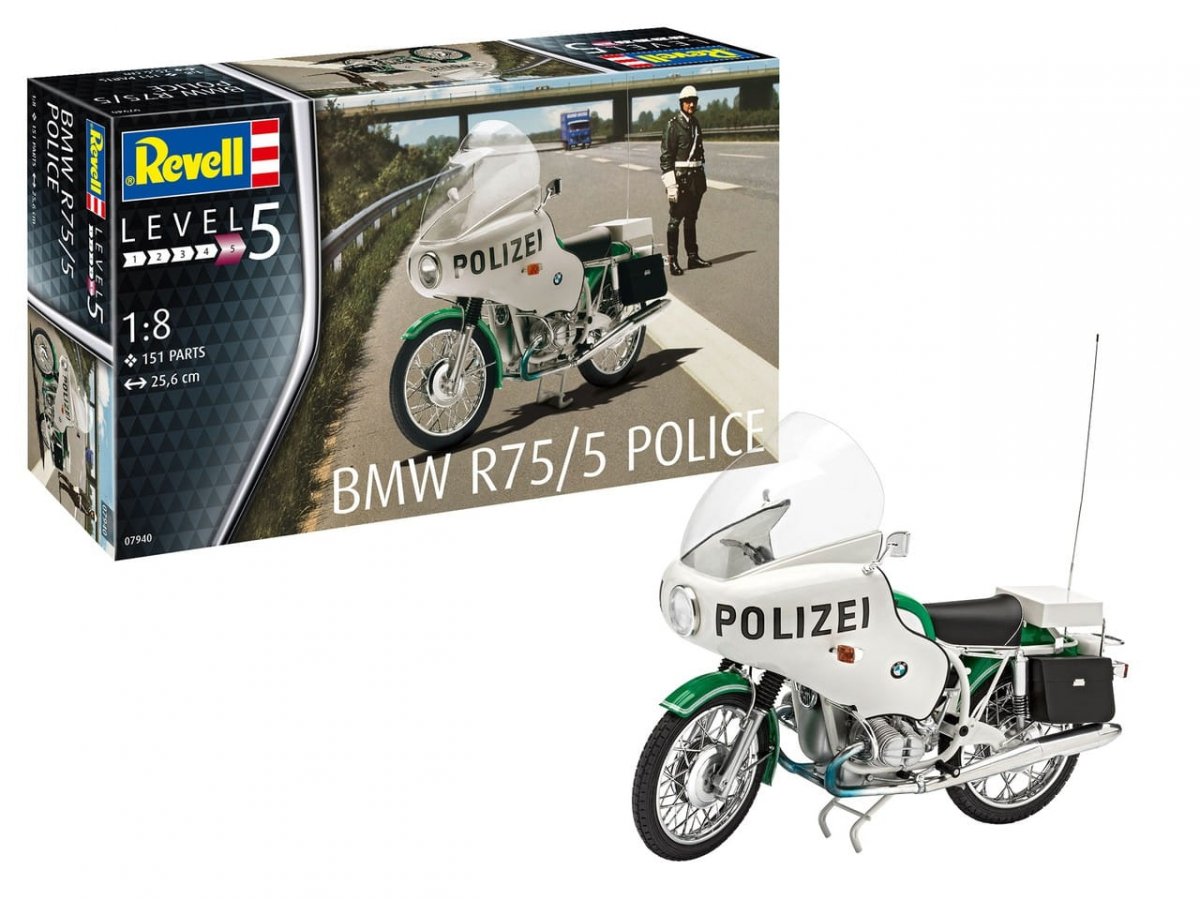 Revell 07940 BMW R75/5 Police 1/8 – image 2
