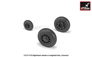 Roues Armory Models AW72325 F-117A Nighthawk avec pneus lestés 1/72 – immagine 3
