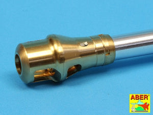 Aber 16L-09 Frein de bouche tardif pour le canon utilisé sur la version tardive du char Tiger I, Tiger II (tourelle Henschel) / Frein de bouche tardif utilisé sur le canon allemand de 8,8 cm des Tiger I et Tiger II (tourelle Henschel) à l&amp;#39;échelle 1/16 – image 8